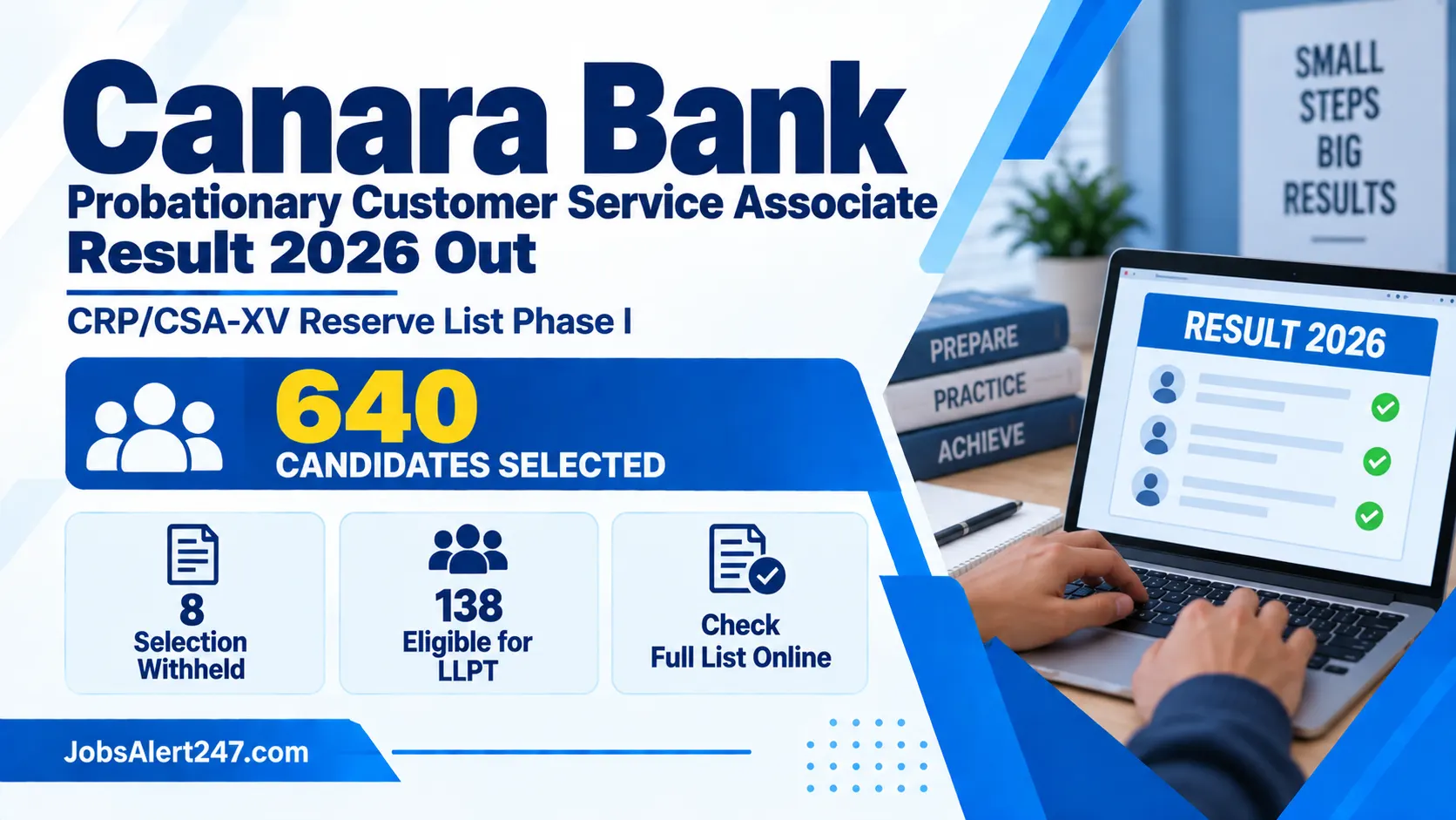 Canara Bank CSA Result 2026 Blogpost Featured Image