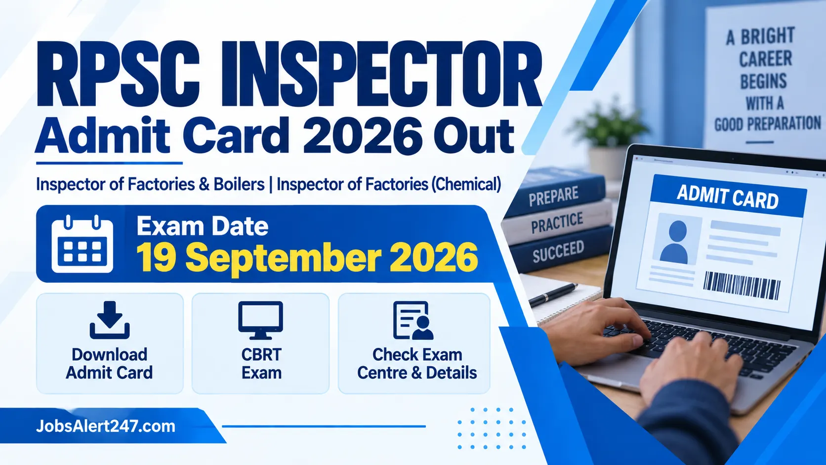 RPSC Inspector Admit Card 2026 Blogpost Featured Image